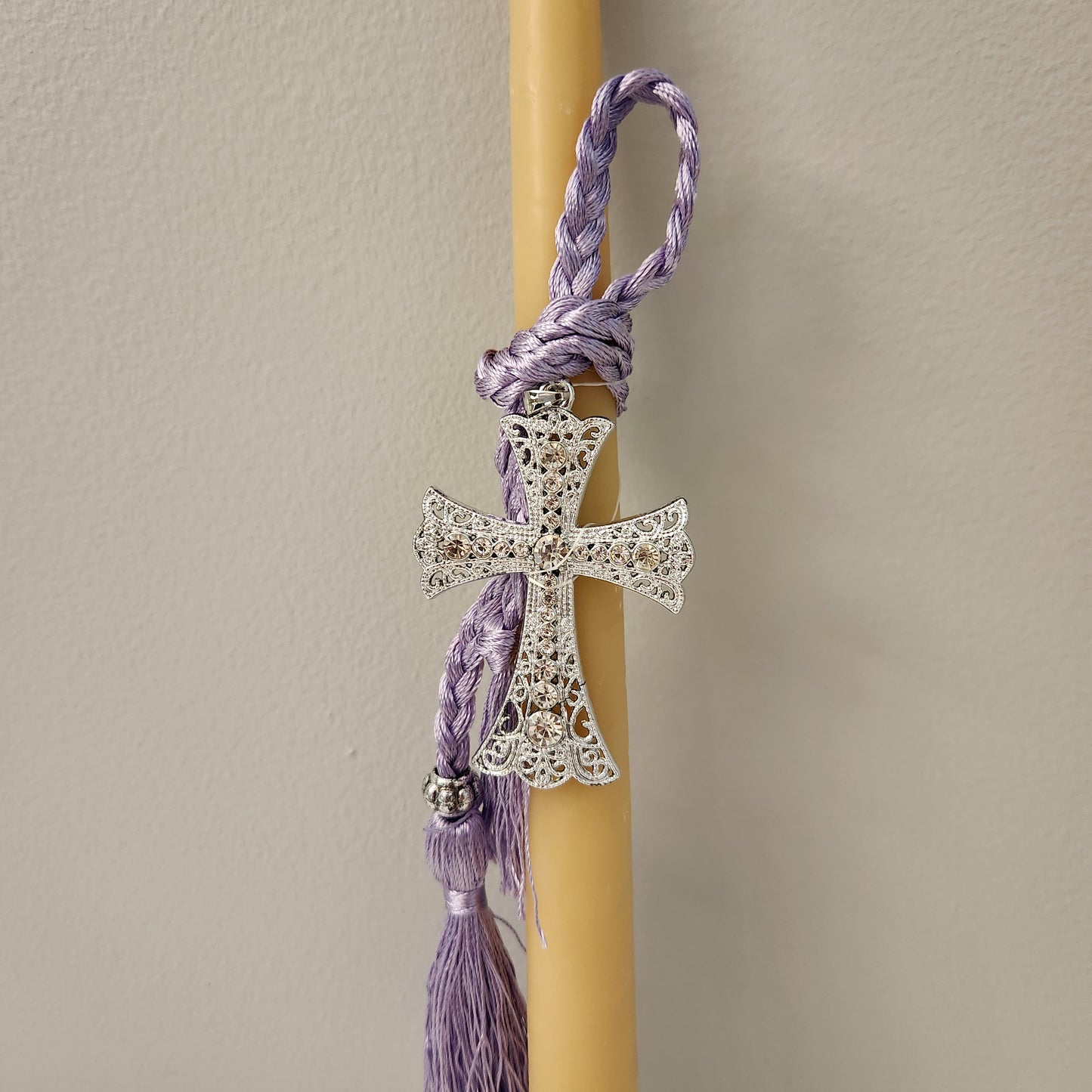 Beeswax Girls Palm Sunday - Orthodox Easter candles / Lambatha